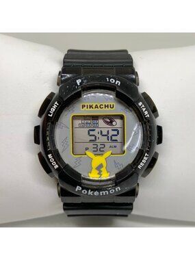 Pokemon Watch J-Axis Pokemon Digital Watch CP3A0002-BK Black Sunflame 40mm